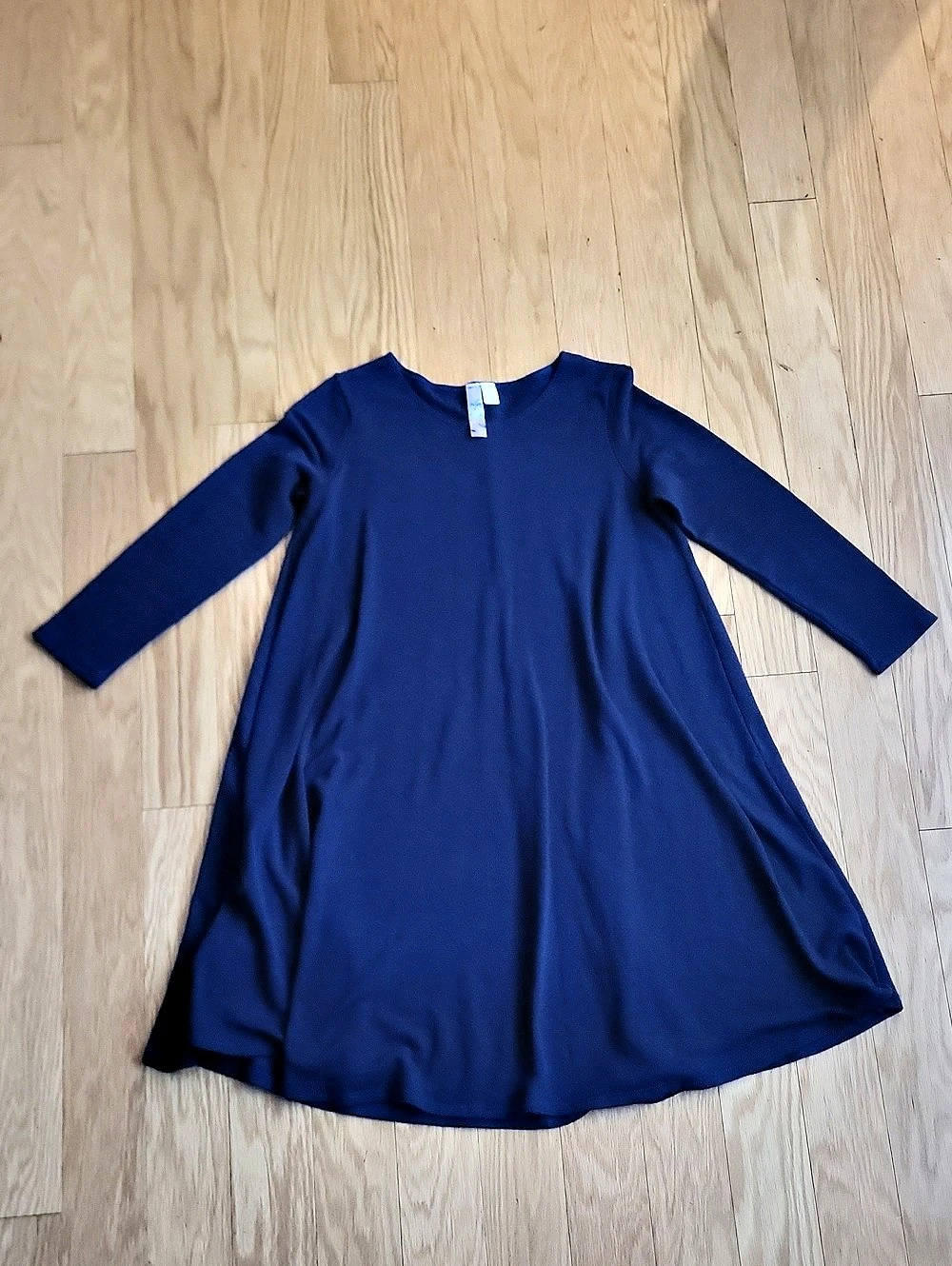 Alya Blue Quarter Sleeve Mini Dress Size XS Like New